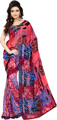 

Khushali Self Design, Printed Fashion Georgette Saree(Multicolor)