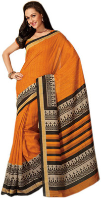 

Party Wear Dresses Printed Fashion Pure Chiffon Saree(Multicolor)