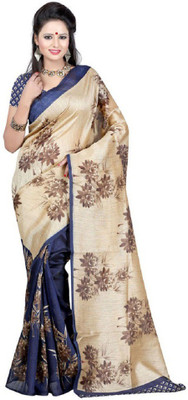 

Aksh Fashion Self Design Bollywood Banarasi Silk Saree(Beige)