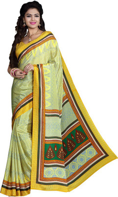 

Sunaina Printed Mysore Crepe Saree(Multicolor)
