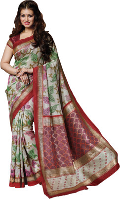

Bhavi Printed Fashion Art Silk Saree(Multicolor)