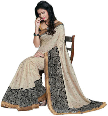 

Party Wear Dresses Printed Fashion Pure Chiffon Saree(Multicolor), Multicolor284