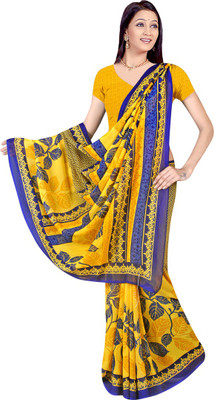 

MannMohh Printed Daily Wear Georgette Saree(Multicolor)