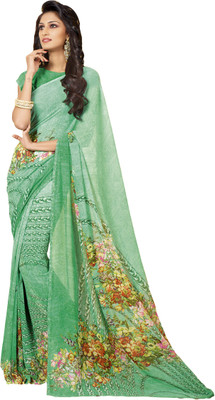 

Vishal Self Design Bollywood Georgette Saree(Green)