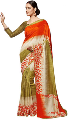 

JTInternational Printed Bollywood Art Silk Saree(Multicolor)