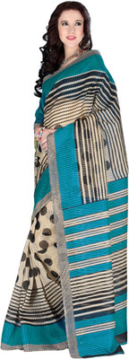 

Khushali Self Design, Printed Fashion Art Silk Saree(Beige, Multicolor), Beige;black;multi