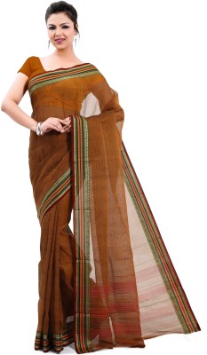 

Ishin Floral Print Fashion Jacquard Saree(Brown