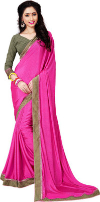 

Vardan Prints Printed Fashion Crepe Saree(Pink, Brown), Brown;pink