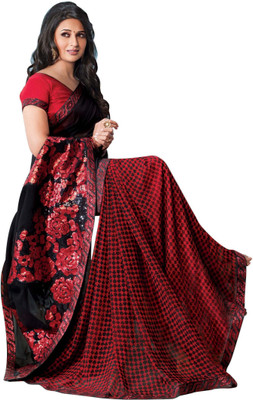 

Ridham Sarees Embellished Fashion Georgette Saree(Multicolor)