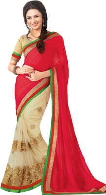 

Ridham Sarees Self Design Fashion Handloom Net Saree(Multicolor)