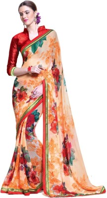 

Ridham Sarees Printed Fashion Handloom Georgette Saree(Multicolor)