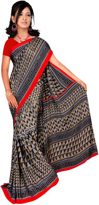 

Jiya Self Design, Printed Daily Wear Silk, Crepe Saree(Black, Red, Multicolor), Black;multicolor;red