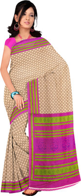 

Jiya Self Design, Printed Fashion Silk Saree(Beige, Pink, Multicolor), Beige;multicolor;pink