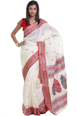 

Sanrocks Global Fashions Woven Garad Silk Saree(Red)