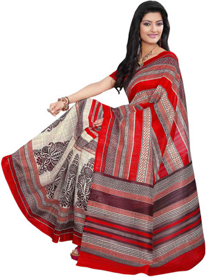 

Khushali Self Design, Printed Fashion Art Silk Saree(Multicolor)