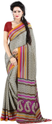 

Khushali Self Design, Printed Fashion Silk, Crepe Saree(Multicolor)