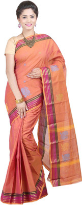 

Goodway Embroidered Madurai Cotton Saree(Orange)