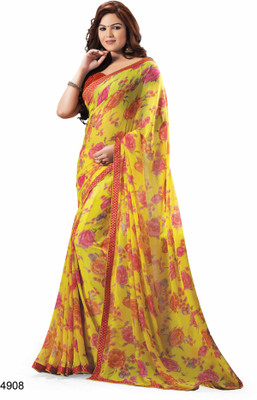 

Ridham Sarees Printed Fashion Georgette Saree(Multicolor)