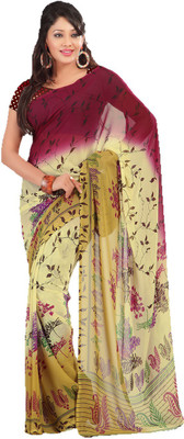 

Indian Wear Online Printed Fashion Art Silk Saree(Multicolor), Multicolor163