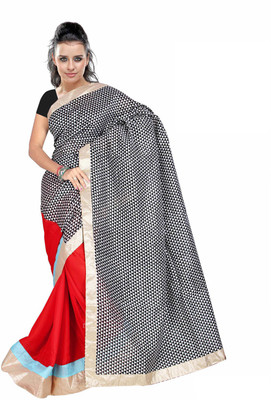 

Party Wear Dresses Printed Fashion Georgette Saree(Multicolor), Multicolor640