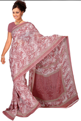 

Vardan Prints Printed Bollywood Georgette Saree(Pink)