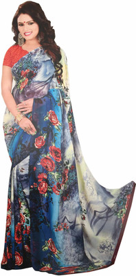 

Aarti Apparels Printed Fashion Chiffon Saree(Multicolor)