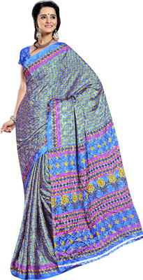 

Jiya Self Design, Printed Fashion Jacquard Saree(Light Blue, Yellow)