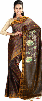 

Anushree Saree Self Design Fashion Chanderi Saree(Multicolor), Yellow