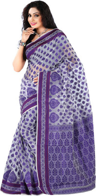 

Roopkala Silks Woven Banarasi Art Silk Saree(Purple)