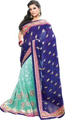 57% OFF on Triveni Self Design Fashion Georgette Saree(Dark Blue) 57% OFF on Triveni Self Design Fashion Georgette Saree(Dark Blue)