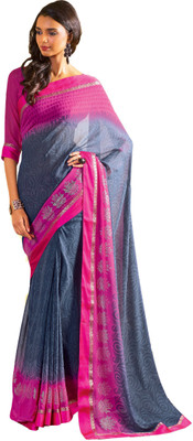 

Vishal Self Design Bollywood Georgette Saree(Grey, Magenta)