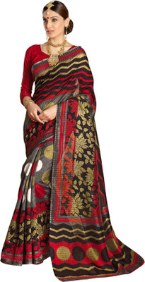 

Parisha Printed Fashion Art Silk Saree(Multicolor)