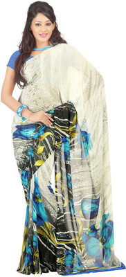

Indian Wear Online Printed Fashion Art Silk Saree(Multicolor), Multicolor205