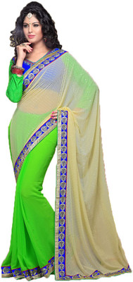 

Indian Wear Online Embroidered Fashion Net Saree(Multicolor)