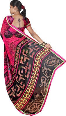 

Indian Wear Online Printed Fashion Chiffon Saree(Multicolor)