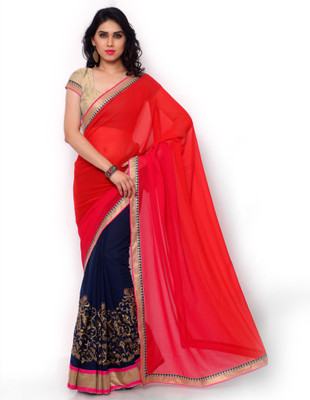 

Sunaina Printed Mysore Art Silk Saree(Multicolor)