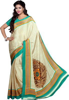 

Sunaina Printed Mysore Crepe Saree(Multicolor)