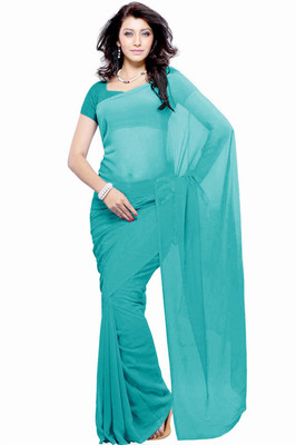 

Khoobee Self Design Fashion Georgette Saree(Light Green)
