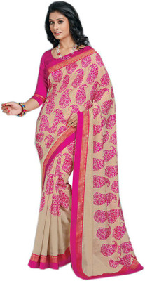 

Indian Wear Online Printed Fashion Pure Chiffon Saree(Multicolor), Multicolor296