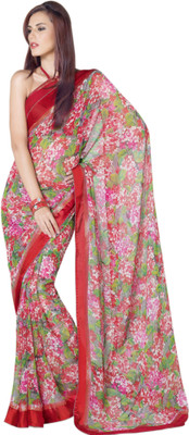 

Vishal Printed Fashion Chiffon Saree(Multicolor), Multi color