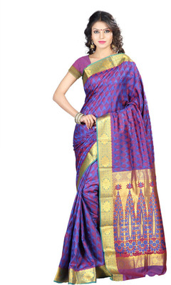 

Saara Self Design Fashion Art Silk Saree(Multicolor), Multicolour