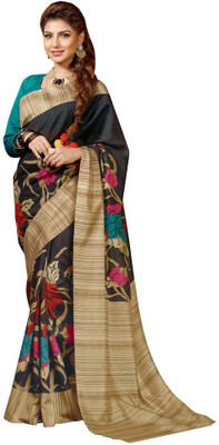 

Shree Vardhman Printed Bollywood Silk Saree(Multicolor), Blue