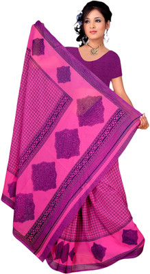 

Vardan Prints Printed Fashion Georgette Saree(Purple)