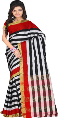 

Ansu Fashion Printed Kota Doria Kota Cotton Saree(Multicolor), Red