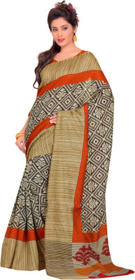 

Sunaina Printed Fashion Art Silk Saree(Multicolor)