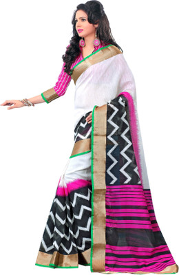 

Sunaina Printed Fashion Art Silk Saree(Multicolor)