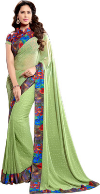 

Khushali Self Design Fashion Georgette Saree(Light Green)