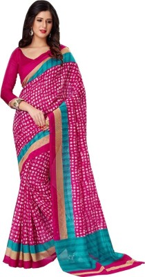 

Shree Vardhman Printed Bollywood Art Silk Saree(Multicolor), Pink