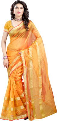 

Sanju Sarees Solid Fashion Art Silk Saree(Green)