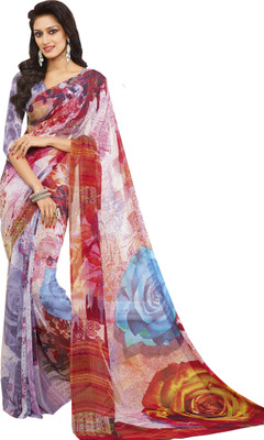 

Vishal Self Design Bollywood Georgette Saree(Multicolor)